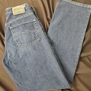 Silver Button fly jeans women's sz.29x32 dark wash